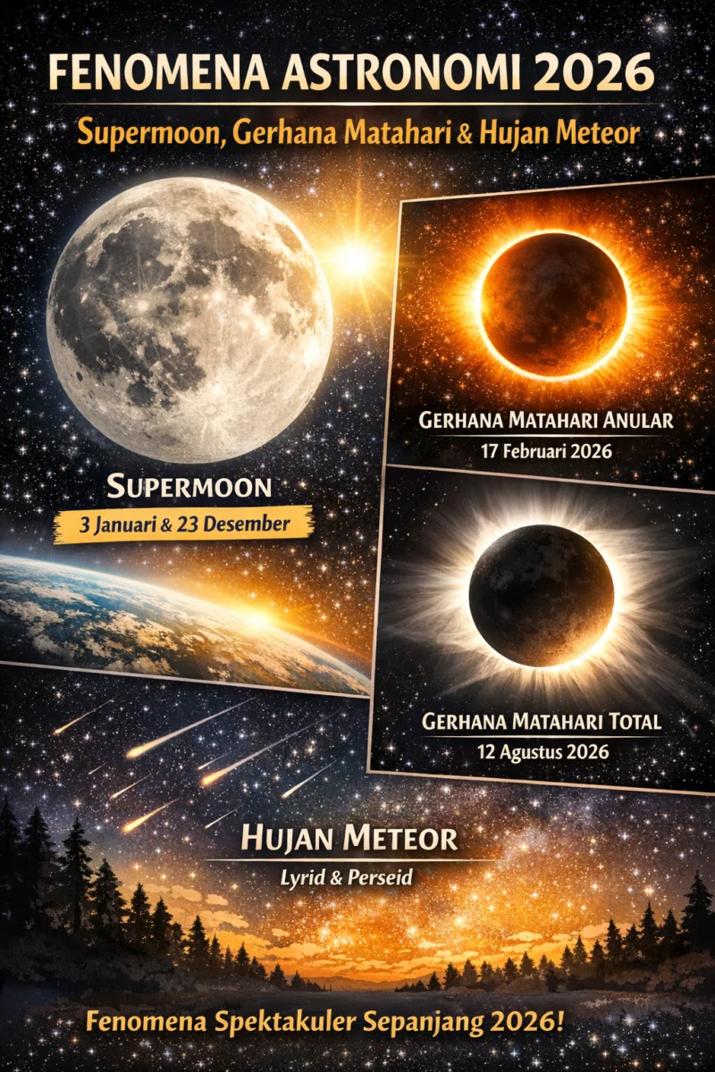 September 2026: Bulan Purnama dan Fenomena Langit Menakjubkan yang Tak Boleh Dilewatkan