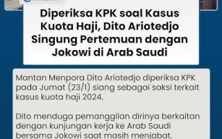 Dito Ariotedjo Bongkar Isi Pembicaraan Jokowi dengan Raja Arab Saudi soal Tambahan Kuota Haji