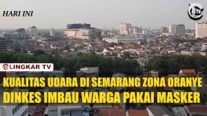 Kualitas Udara Buruk, Pemkot Semarang Imbau Warga Pakai Masker
