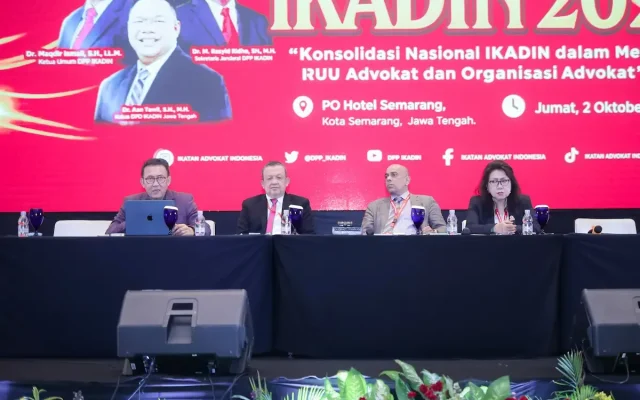 Rakernas IKADIN 2026 Dorong Standardisasi Profesi Melalui RUU Advokat, Usung Konsep Multibar dengan Single Dewan Standar
