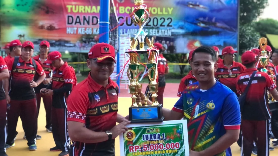 Turnamen Voli Dandim Cup 1 Selesai Kodim 0708 Juara, Piala dan Rp20 Juta Dibawa Pulang