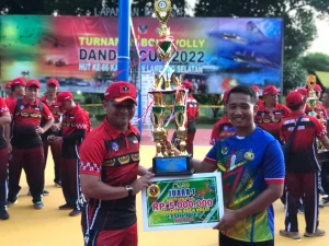 Turnamen Voli Dandim Cup 1 Selesai Kodim 0708 Juara, Piala dan Rp20 Juta Dibawa Pulang